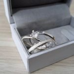 Par Aliança Prata 950 Chanfrada 3MM Jateada e Lisa