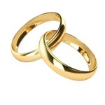 Par Alianças Ouro 18K Abaulada 4MM com 7 Gramas de Ouro