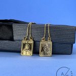 Escapulário Nossa Senhora do Carmo e Coração de Jesus