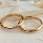 Par de Alianças Moedas Antigas Abaulada 3MM e Pedras