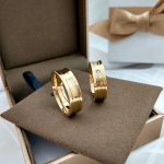 Par Alianças de Moedas Antiga Cônvaca 7MM dois Friso e Pedra