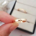 Par de Alianças Moedas Antigas Reta 3MM e Pedra