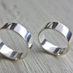 Par Aliança Prata 950 Reta 6MM Tradicional